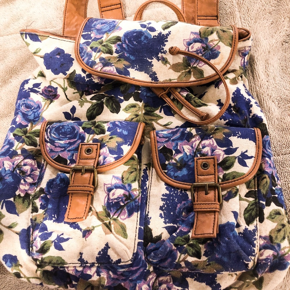 ALDO floral backpack
